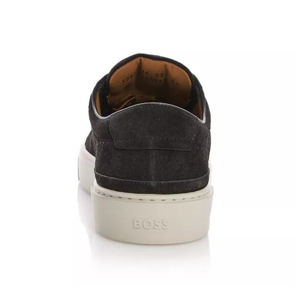 BRAND NEW BOSS Gary Tenn Low-Top Laced Trainers GREY SIZE 12 MSRP $599 main image 5